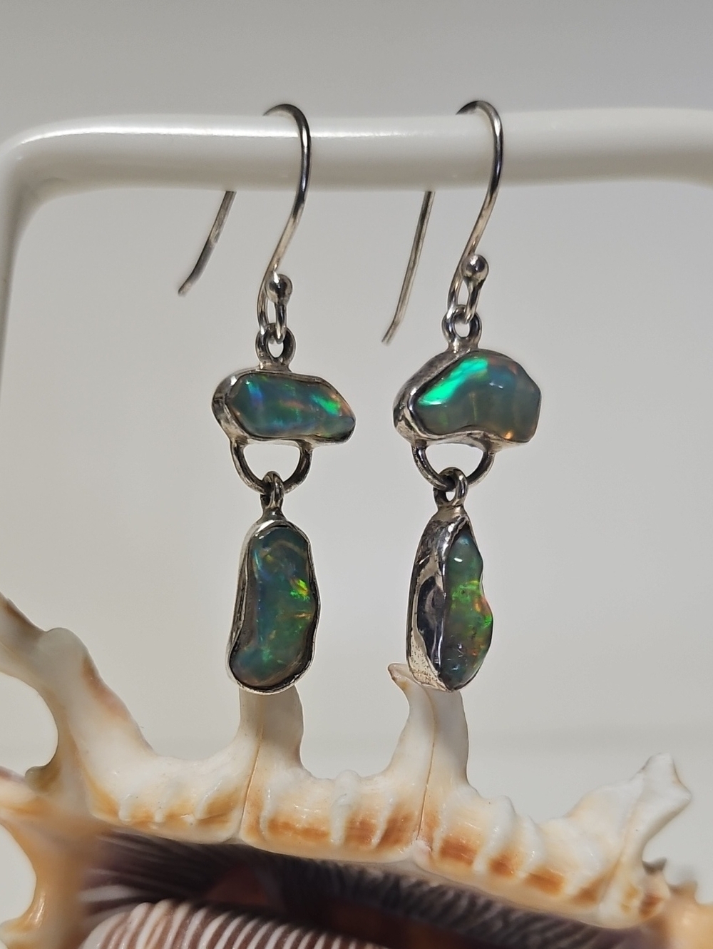 Ethiopian Opal earrings